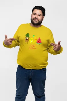 

Angemiel Wear Hello Summer Tropical Yellow Men 'S Sweatshirt