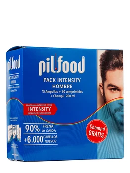 

Pilfood pack energy man 60 tablets + free anti-fall shampoo + 6000 new hair