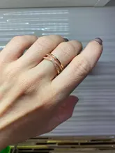 Women Rings Crystal Adjustable Geometric Temperament Metal New-Fashion Contracted Sweet