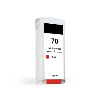 

HP70 C9456A 130ml Red Compatible Photoink Cartridge Z2100 Z3100 Printer Ink Vivid Compatible Costless Quality Original