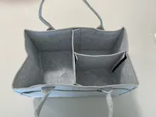 Organizador de pañales de bebé, bolsa de soporte portátil para cambio de mesa y coche, contenedores de almacenamiento esenciales para guardería, 38x23x18cm