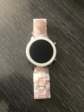 Correa de resina para samsung galaxy watch 3 46mm active 2 40 44mm 20mm 22mm, repuesto de correa para huawei gt2 Watch