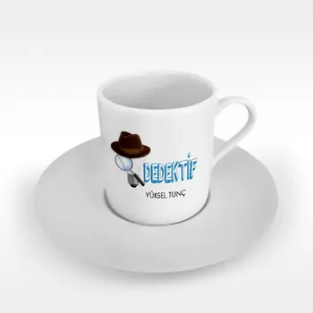 

Personalized Professional Detective Turkish coffee Cup-1
