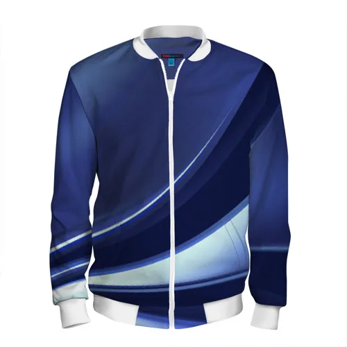 Настенный бомбер 3D Синие платья для детей спорта и отдыха путешествий модный