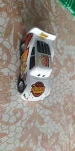 Disney Pixar-Coche de juguete de Cars 3 para niños, vehículo de aleación fundido a presión, Rayo McQueen, Jackson Storm Ramirez 1:55, n. ° 95