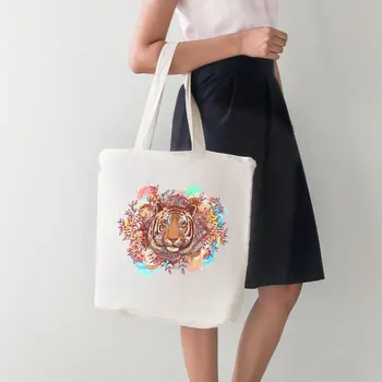 

Angemiel Bag Turquoise Pink Explosion Big Tote Shopping Beach Bag