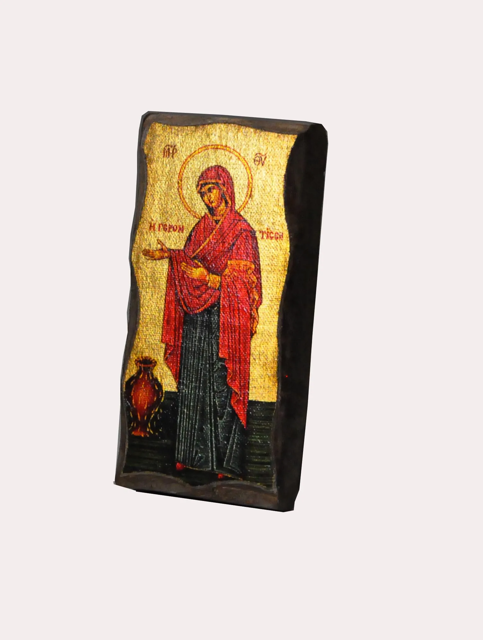 

ST GERONTİSSA Orthodox Replica Icons Churches Home Decoration Accessories Noel Christmas Yule Gold Leafs Byzantium Hagia Sophia