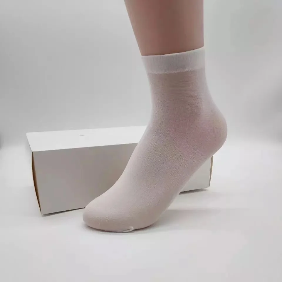 144pcs socks disposable socks Good elasticity try on boxes 72pairs disposable socks