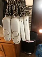 Dispositivo de autodefensa de 120dB, altavoces duales, alarma fuerte, ataque, Panic, seguridad Personal, llavero de seguridad, colgante de bolsa