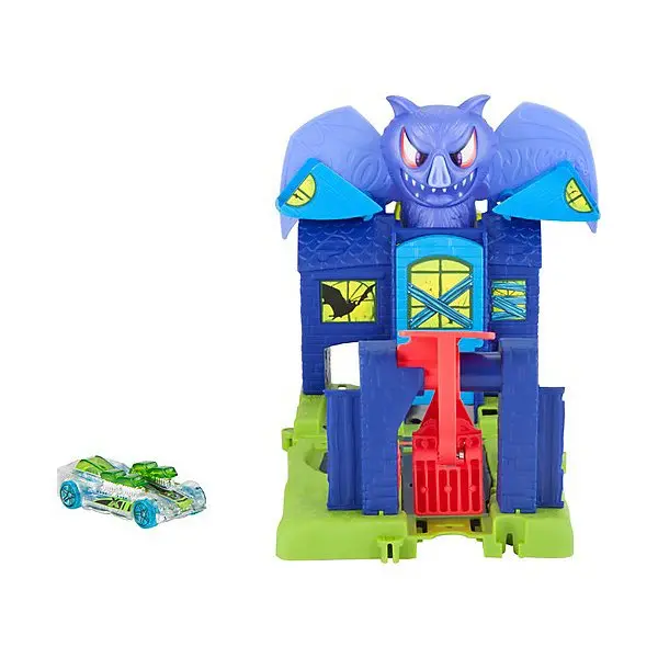 Автотрек Hot Wheels "Сити с монтрами-злодеями" Логово Дракулы