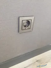 JHJCH-toma de corriente de la UE, enchufe con puerto de carga USB 2.1a 16A, panel de cristal, toma de corriente ruso y español