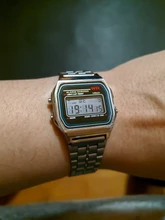 Reloj Digital de lujo para Hombre, pulsera de eslabones de acero inoxidable, de negocios, electrónico, a la moda