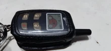 Funda de cuero versión para Rusia X5 para mando a distancia de coche Tomahawk X5 X3, mando a distancia Lcd bidireccional