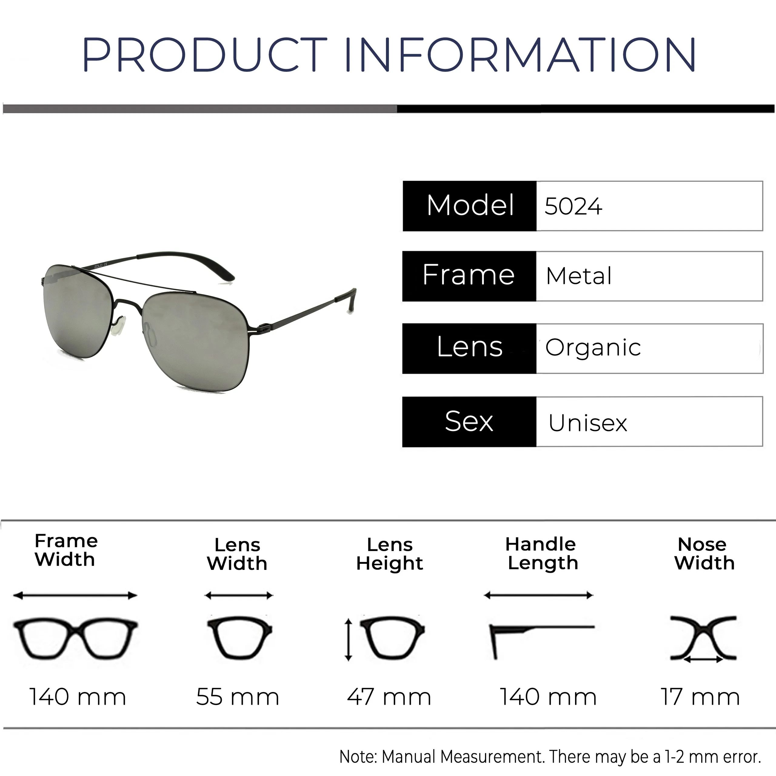 Zolo eyewear 5024 c01 солнцезащитные очки