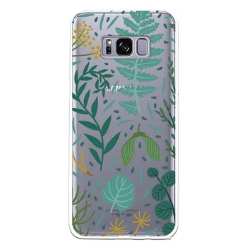 

Stand case costume drawing Leaves WP022 for Samsung Galaxy S8
