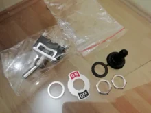 Toggle-Switch Miniature Small SPST Waterproof On-Off with Cover 12V 6-a/250/Vac/.. Heavy-Duty