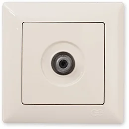 

PnpnElectrıc Gns Visage Ambiance Single Satellite Socket with F Connector (Through-Terminated)Cream