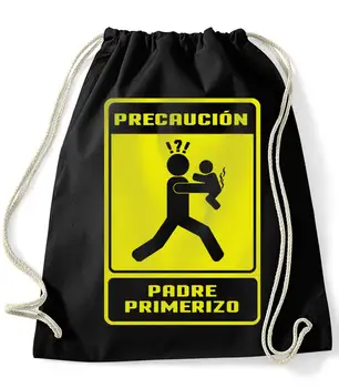 

BAG-BACKPACK-CAUTION PARENT PRIMERIZO-FUNNY