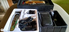 Hair-Clipper Combo Hair-Cutting-Machine-Kit Barber Electric-Hair-Trimmer KM-1987 KM-5027
