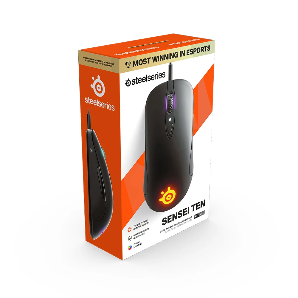 Профессиональная компьютерная игровая мышь SteelSeries SENSEI TEN