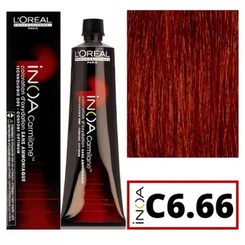 

L 'Oréal Paris-dye Inoa Carmilane C6.66 dark blonde deep red 60 ml