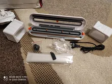 Máquina automática de envasado al vacío para el hogar, sellador eléctrico de alimentos al vacío con 10 Uds.