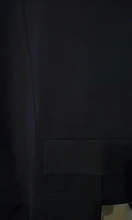 Big-Size T-Shirt Irregular Long-Sleeve Red EAM Fashion Women Spring Round-Neck 