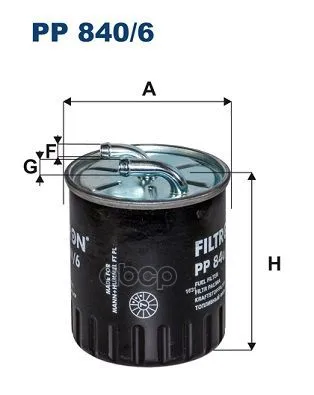 Фильтр Топливный Mercedes-Benz Filtron арт. PP8406