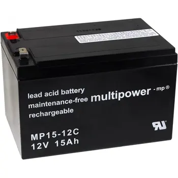 

Powery lead battery (multipower) MP15-12C cyclic