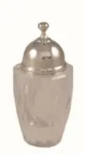 

crystal bottle salt shakers 925 silver