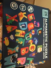 Rompecabezas del alfabeto para preescolar Montessori, bloques educativos, juguetes para aprendizaje temprano, tarjeta de madera ABC para Niños de 4 años