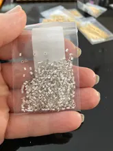 500 Uds 1,5 2,0 2,5mm cuentas engastadas de cierre de tubo de cobre dorado cuentas espaciadoras de tope para la fabricación de joyas suministros collar