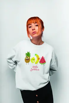 

Angemiel Wear Hello Summer Women Sweatshirts