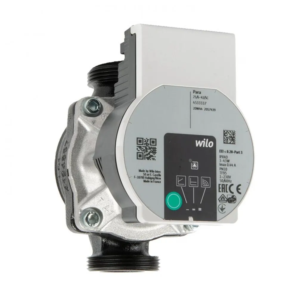 Wilo Para 25 4 20 Datenblatt
