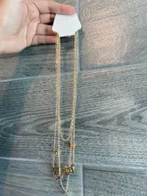 2021 multicapa Vintage acrílico mariposa gargantilla collar de las mujeres de la moda carta cadena de oro capas collar regalo de fiesta, joyería