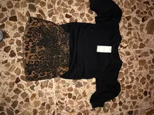 Oso líder chica vestido de invierno vestido de niña de dibujos animados patrón de leopardo niños ropa de manga larga princesa Vestidos de fiesta Vestidos