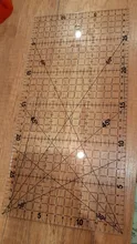 Regla para dibujo de 30x15cm, regla de Patchwork de Material acrílico de alta calidad, regla transparente, escala, dibujo de línea de oficina y escuela