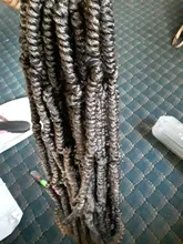 Mirras Mirror-extensiones de pelo trenzado sintético, pelo de ganchillo, 10 14 18