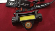 LED Headlamp Magnet-Headlight Battery-Suit Work-Light Fishing Waterproof Camping COB