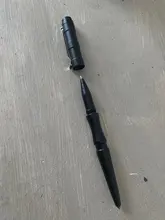 Tenvellon-Bolígrafo táctico de autodefensa, herramienta de defensa Personal de emergencia, protección de seguridad, EDC, Color negro y gris, paquete Simple