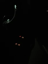 Pegatina de botón para puerta y ventana de coche, pegatina luminosa para Nissan Tiida Livida x-trail T31 T32 Qashqai J11 Jetta, 1 Uds.