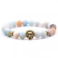 

Bracelet from amazonite "Leo", 8mm