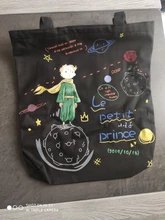 YXZ nuevo patrón de Principito bolsas de lona estilo japonés pequeño arte fresco bolso de hombro para las mujeres bolsas de compras Ins bolsa grande de Estudiante