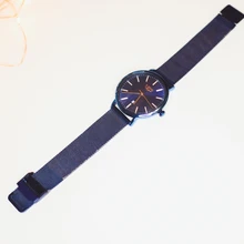 LIGE-Reloj de pulsera de acero inoxidable para Mujer, accesorio de lujo, resistente al agua, informal, de cuarzo
