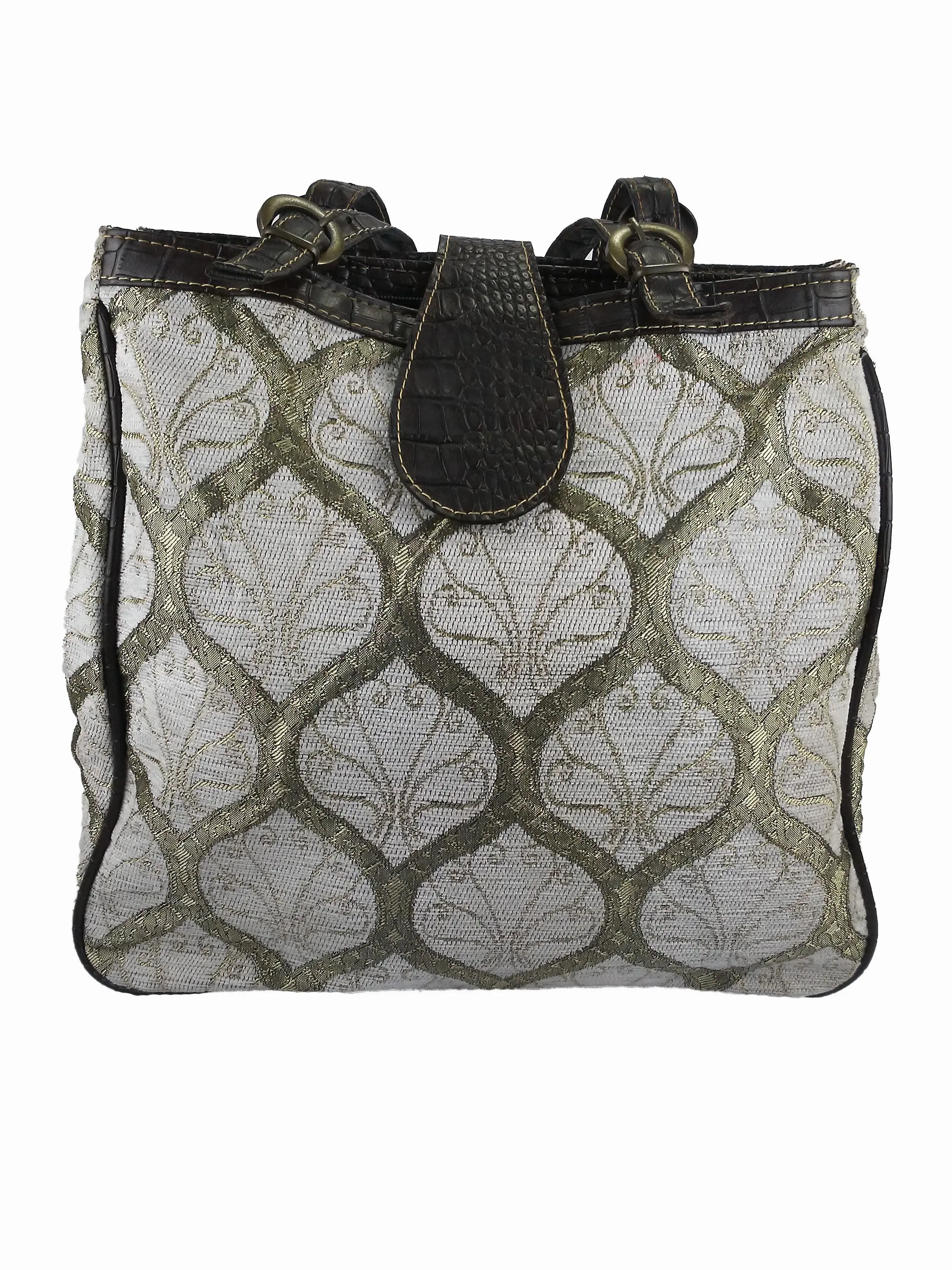 

Handmade Elegant Lady Bag designed with special fabric Ottoman motifs