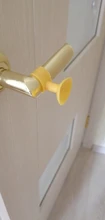 Perilla de puerta de pared, almohadilla silenciadora de impactos, manija de la puerta del armario, silenciador de bloqueo de silicona anticolisión, amortiguador, Tope de puerta, 2 uds.