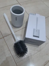 Ecoco-Soporte de goma para cabezal de inodoro, cepillo de limpieza para colgar en la pared del baño, limpieza de suelo del hogar, accesorios de baño