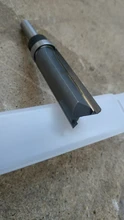Broca perfiladora de corte al ras de vástago, broca de corte de 8mm, enrutador, broca de patrón, rodamiento inferior superior, plantilla de cuchilla de 5/8 , Fresa de madera, carpintero, 1-3 uds.