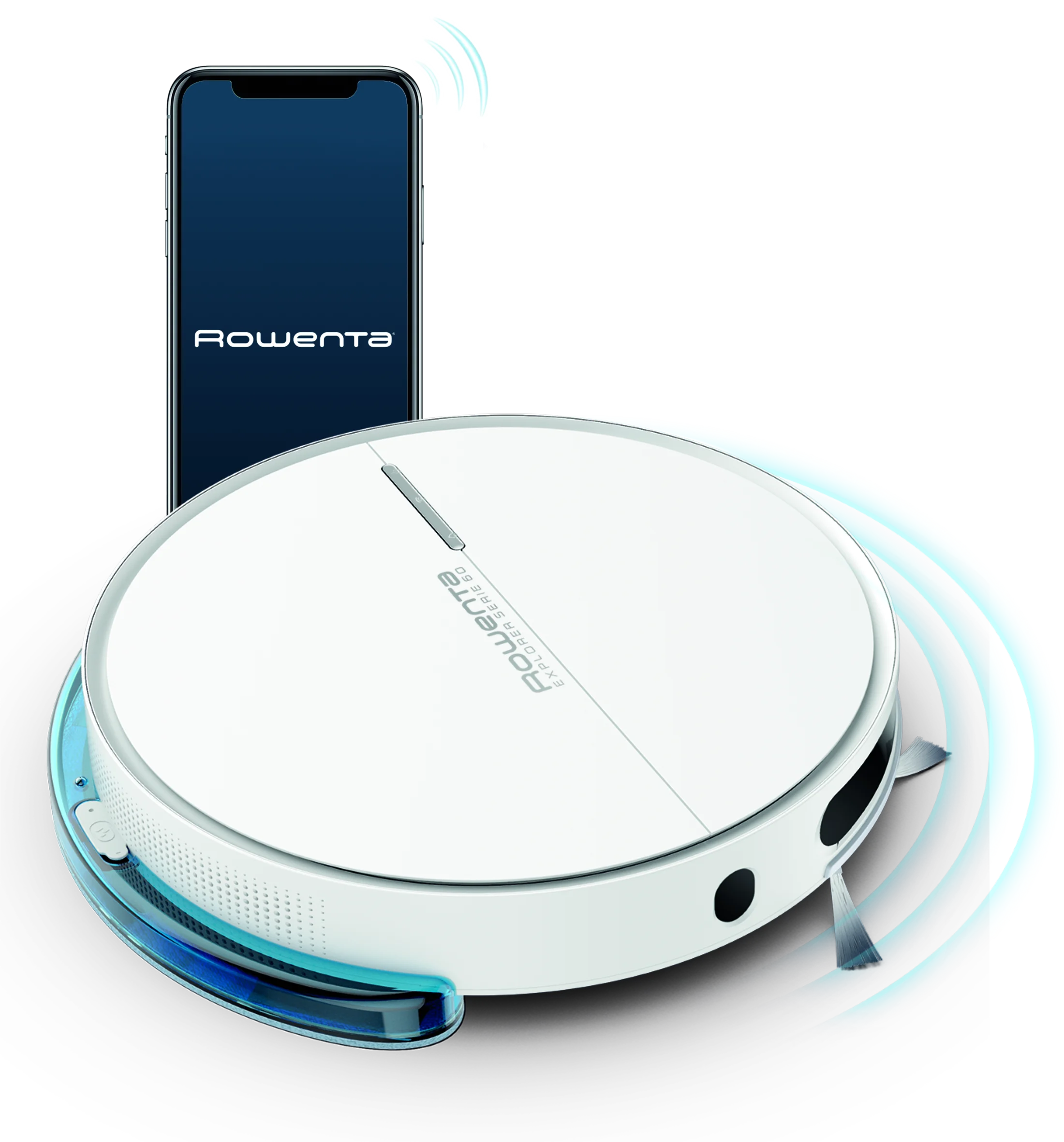 Rowenta Explorer Series 60 Alergi Perawatan Connect Robot Vacuum Cleaner  dengan Pel Lap, Yang Tepat Ultra Navigasi WIFI|Pembersih vakum| - AliExpress