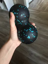 Pelota de miofascia EPP Lacrosse, Bola de masaje de cacahuete de alta densidad, ligera, Fitness, ejercicio, Fascia, alivia el dolor, Yoga